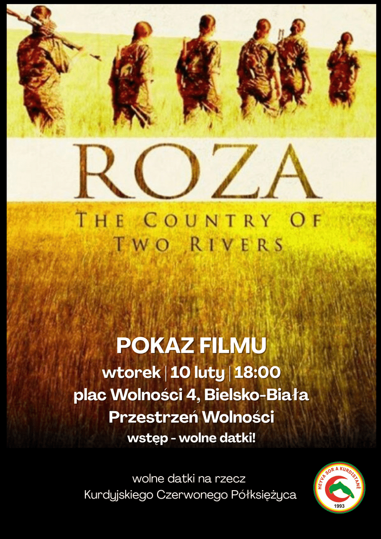 Pokaz filmu – „Roza: Kraj Dwóch Rzek” oraz zbiórka na pomoc humanitarną!